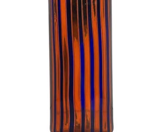 Venini Murano A Canne Art Glass Vase c. 1946-1955