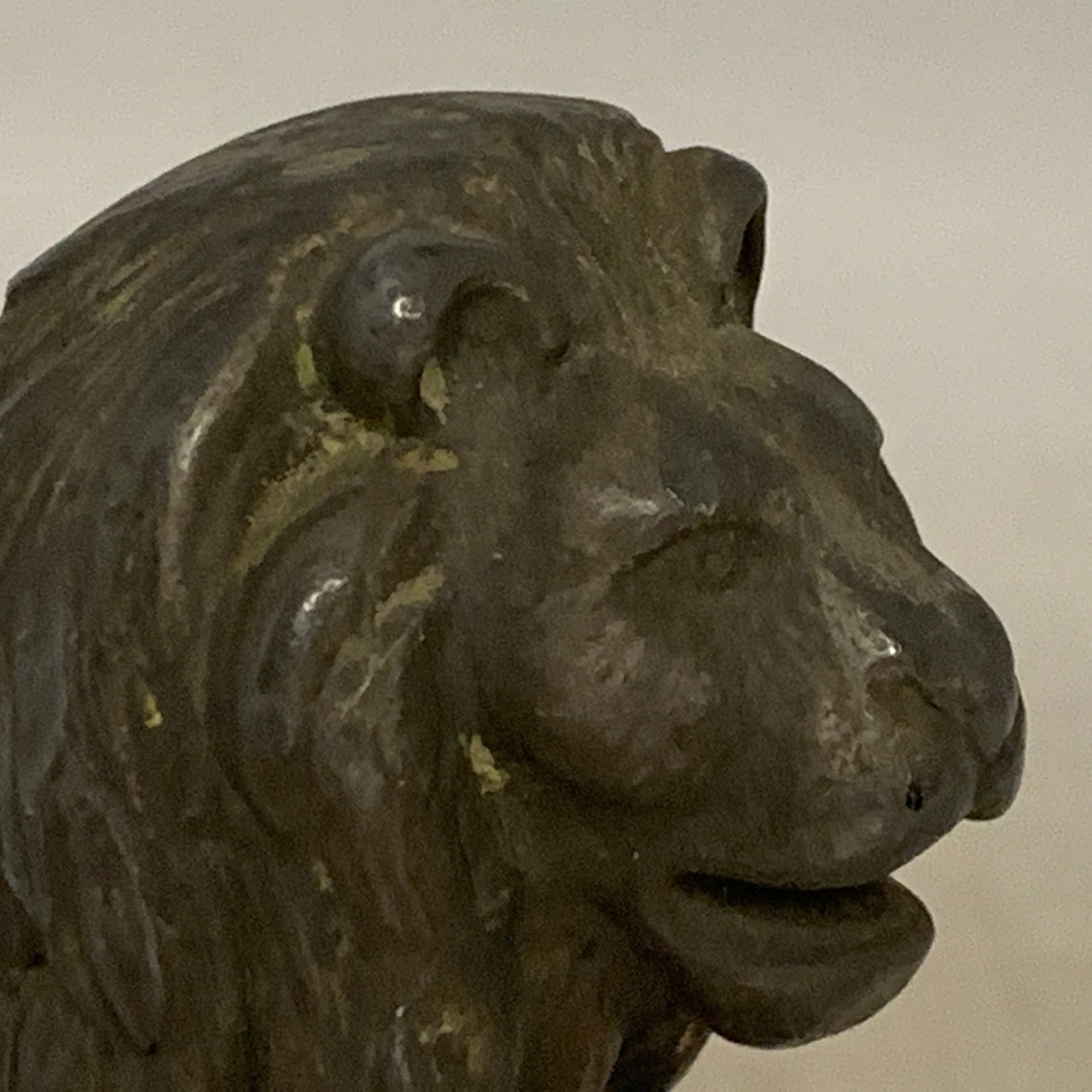 Monarch Fire Insurance Co. Lion Paperweight c. 1930s RARE
