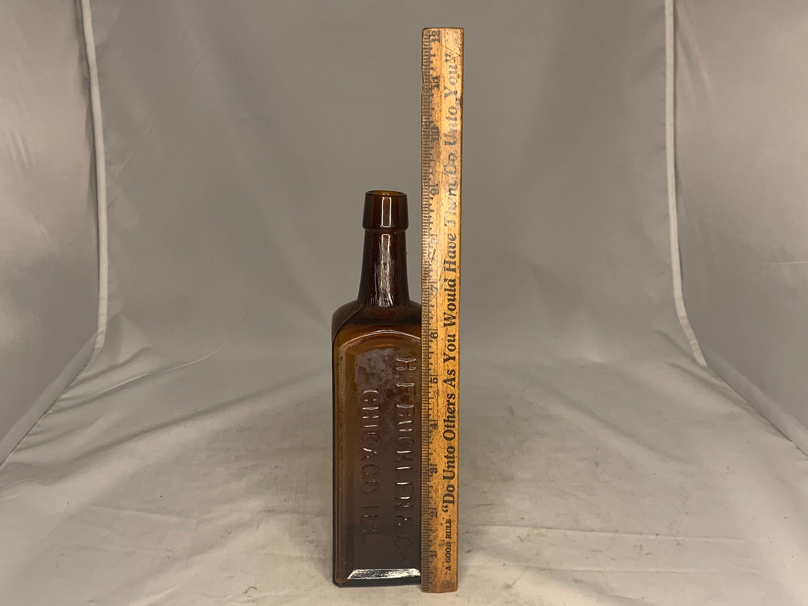 Electric Bitters H. E. Bucklen & Co. Amber Bottle C. 1890s Etsy