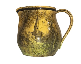 Vintage Royal Doulton Salisbury Cathedral Pitcher: 1912-1920