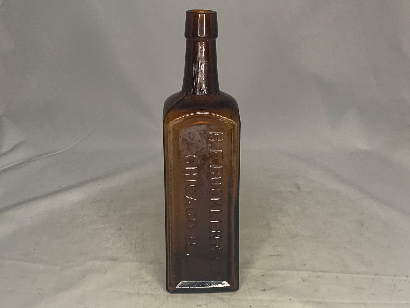Electric Bitters H. E. Bucklen & Co. Amber Bottle C. 1890s Etsy