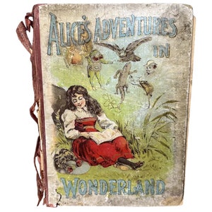 Antique Alice in Wonderland Book: Illustrated 1800s Edition