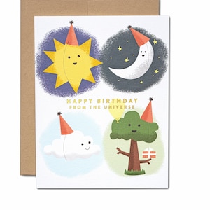 Happy Birthday From the Universe Birthday card