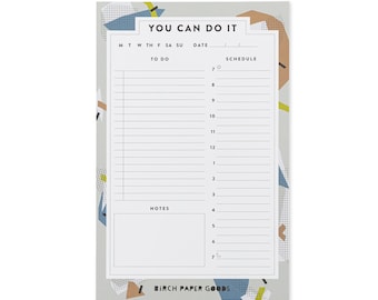 Daily Notepad, You Can Do It
