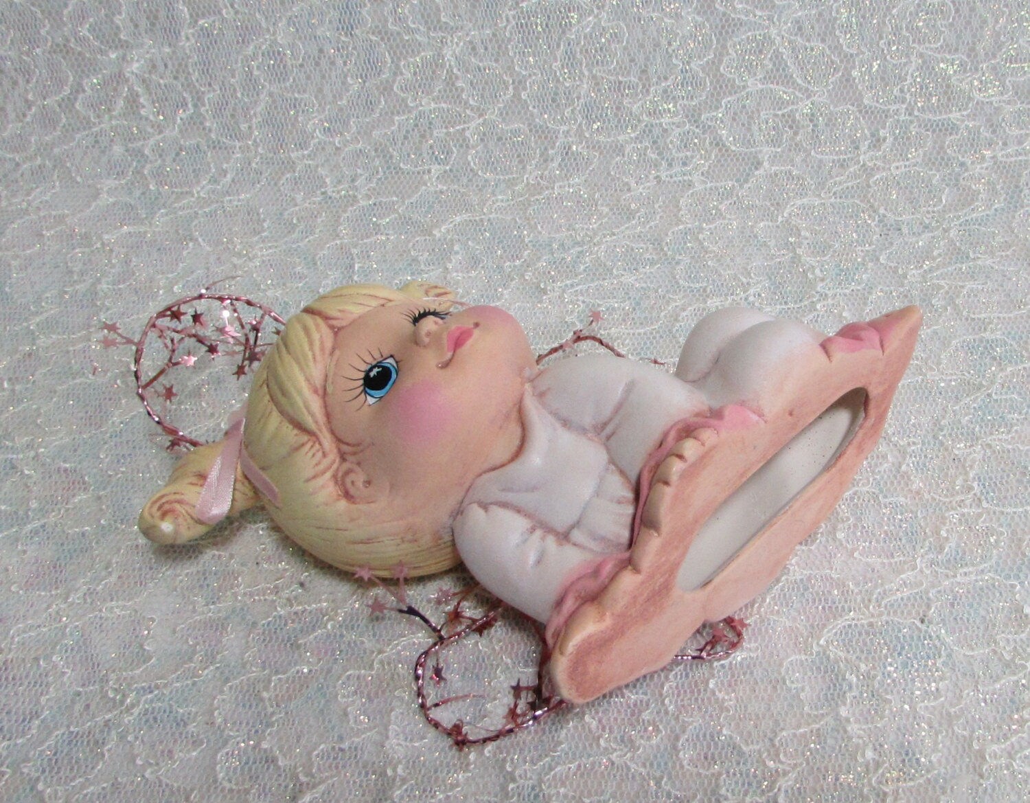 Baby Angel Figurine Vintage Angel Baby Figurine Etsy