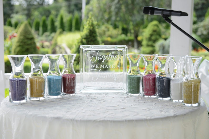 Blended Family Unity Set Sand Ceremony Set Together We Etsy