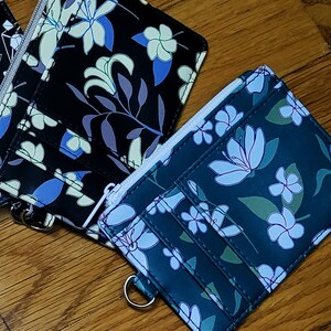 Sampaguita Filipino Slim Credit Card Holder Wallet Keychain Floral Jasmine Lily Travel Pocket Photo Sweet Gifts For Mothers Plant Mom image 5