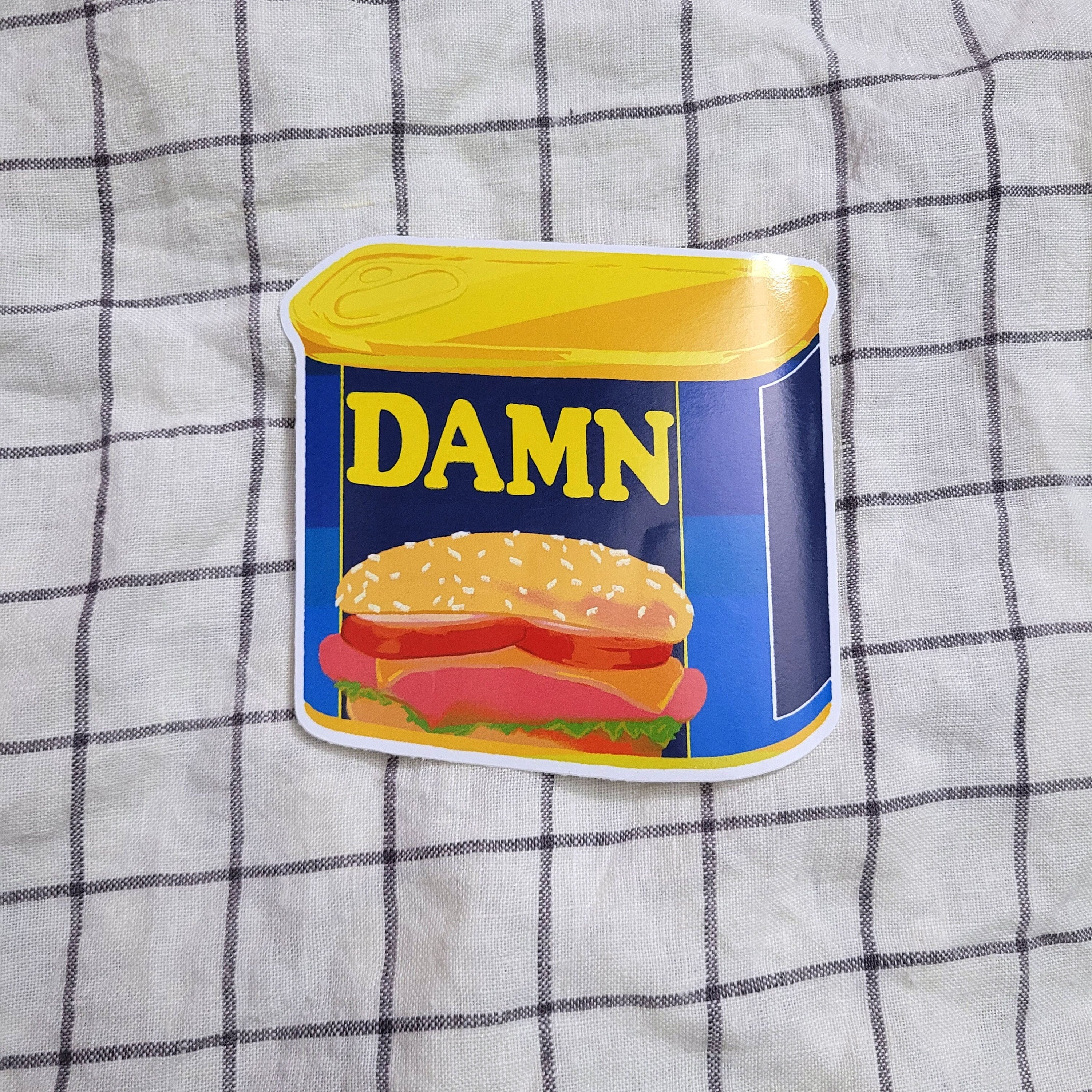 Canned SPAM Sticker | Funny Food Die Cut Weatherproof Vinyl