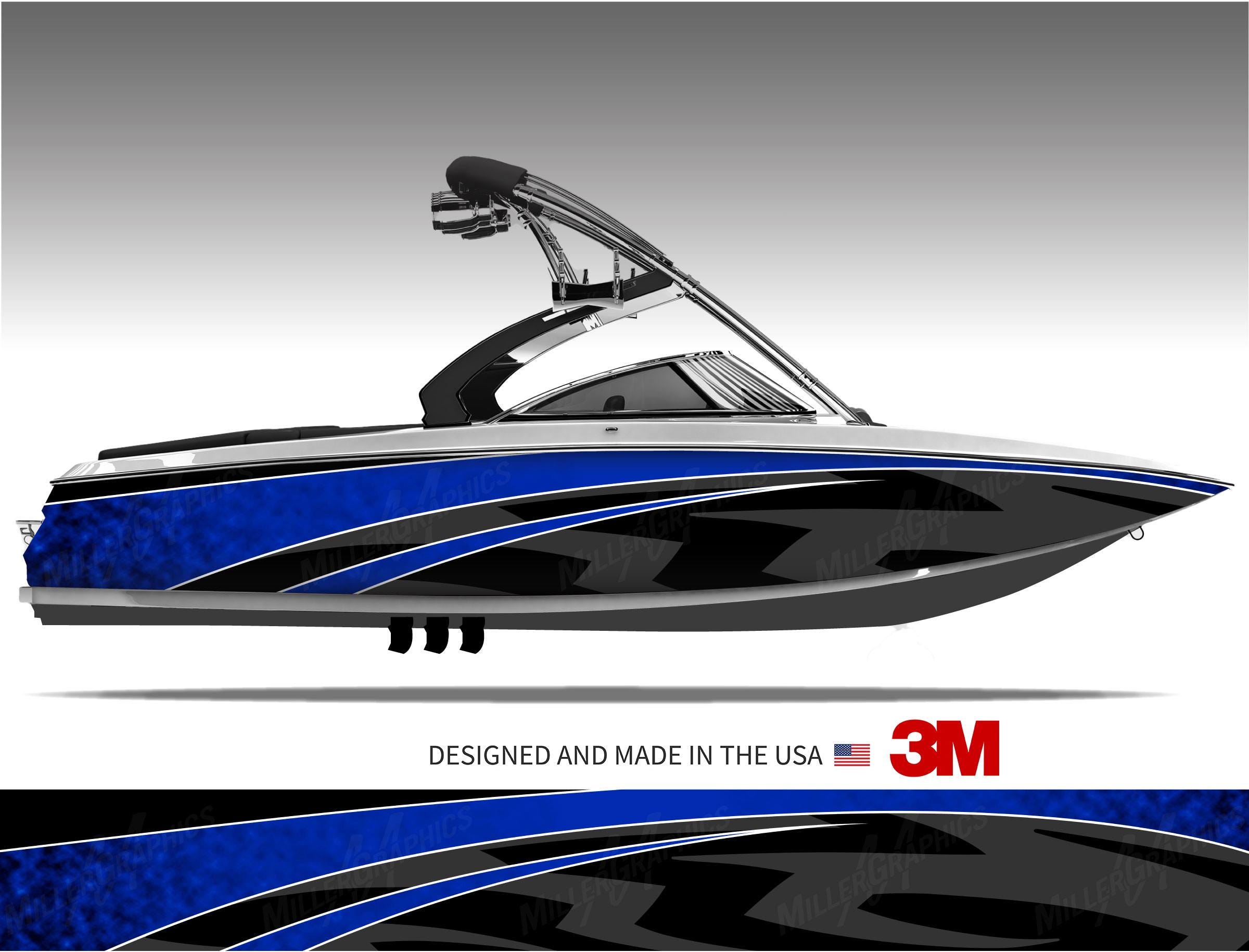 Bayliner Boat Decal Stickers - 7.5 Inch Long Boat Nameplate Replacement - Waterproof Vinyl Decals - View #12