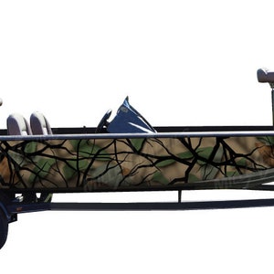Camo Boat Wrap Kit &quot;Savage Green&quot; 3M Cast Vinyl - 15 Sizes Available