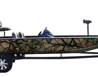 Camo Boat Wrap Kit "Savage Green" 3M Cast Vinyl - 15 Sizes Available