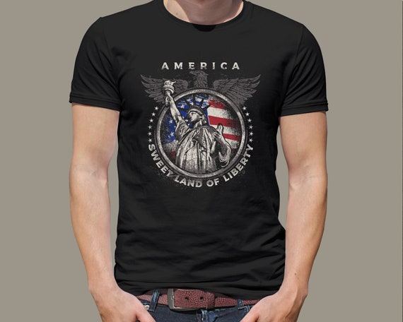 Statue Of Liberty Shirt Distressed USA Graphic Design Statue Of Liberty Shirt Distressed USA Graphic Design