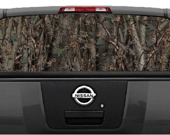 Huntng Camo (Oak Ambush) Rear Window Graphic Decal (Perforated)