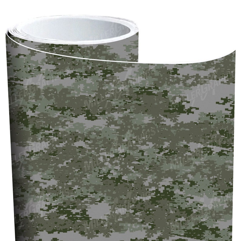 Camo Digital Army Wrap Vinyl Roll Sheet 3M Many Etsy
