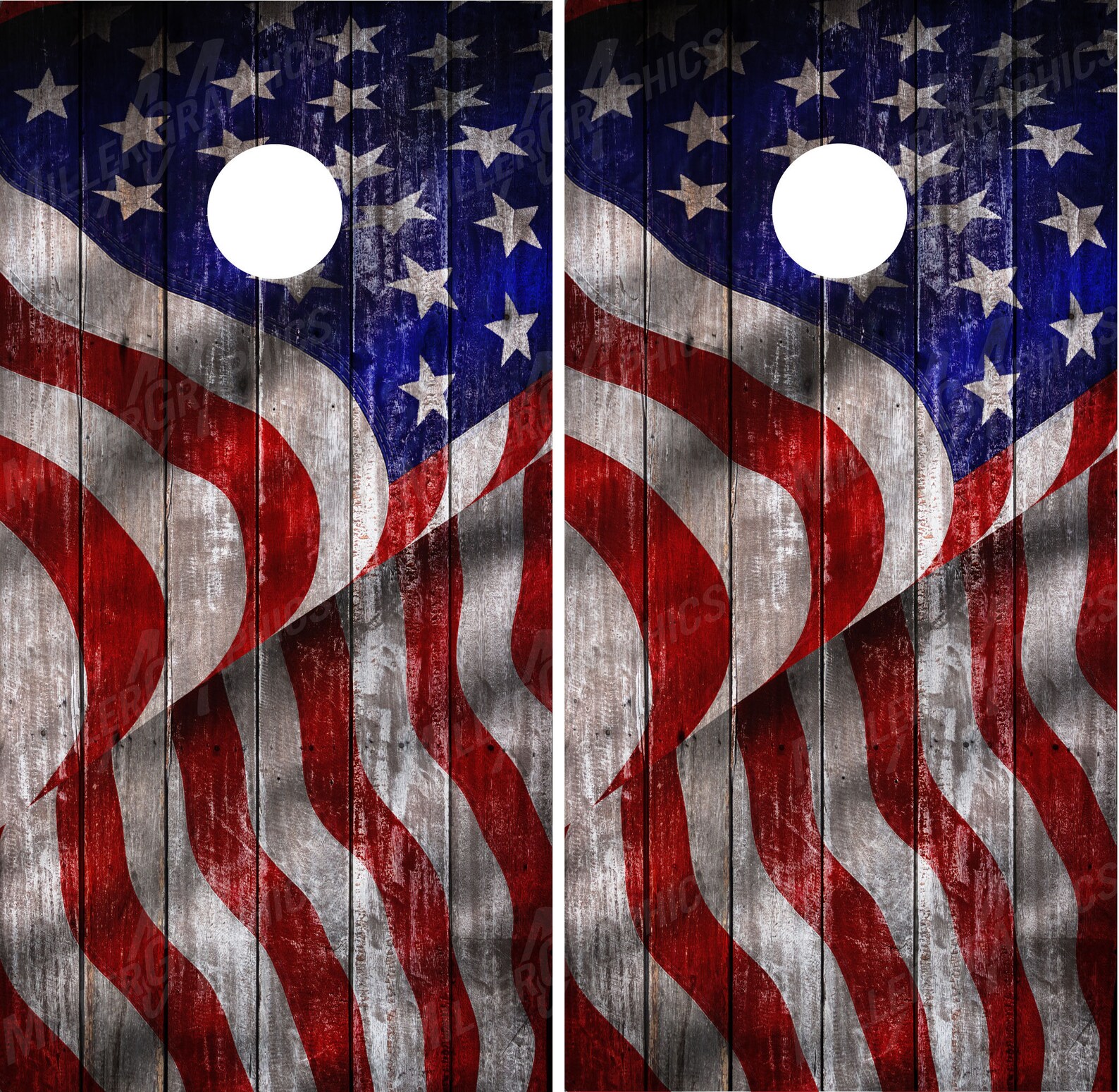 Tennessee Smokey Design Cornhole Board Decal Wraps – Let's Print Big