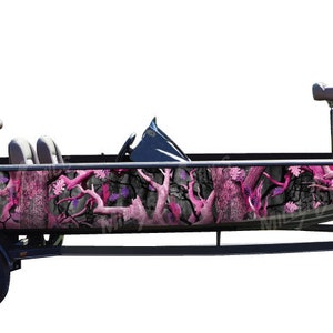 Camo Boat Wrap Kit &quot;Obliteration Pink&quot; 3M Cast Vinyl - 15 Sizes Available