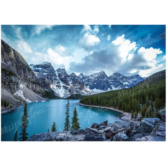 Mountains Lake Scenery #2 Landscape Truck Tailgate Vinyl Graphic Decal Wrap