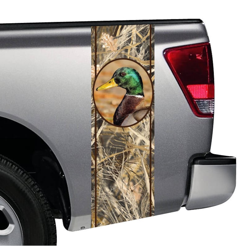 Truck Bed Decal Camo Duck Hunting Striping Graphics Vinyl Sticker