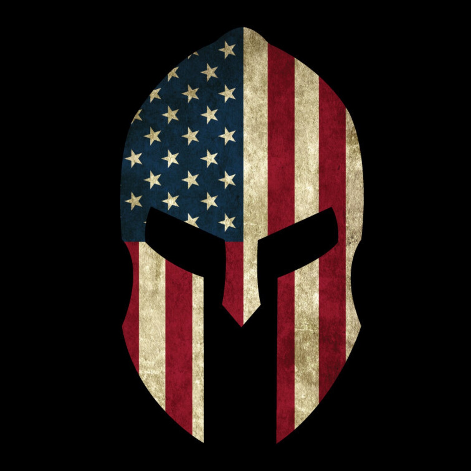 Spartan Helmet American Flag 2 Military Decal Sticker Graphic | Etsy