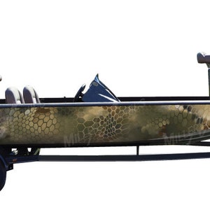 Camo Boat Wrap Kit Chameleon 3M Cast Vinyl - 15 Sizes Available