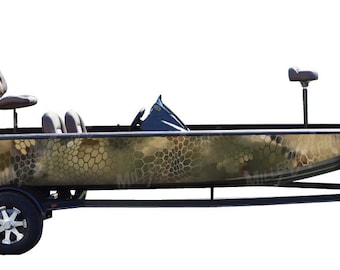 Camo Boat Wrap Kit Chameleon 3M Cast Vinyl - 15 Sizes Available