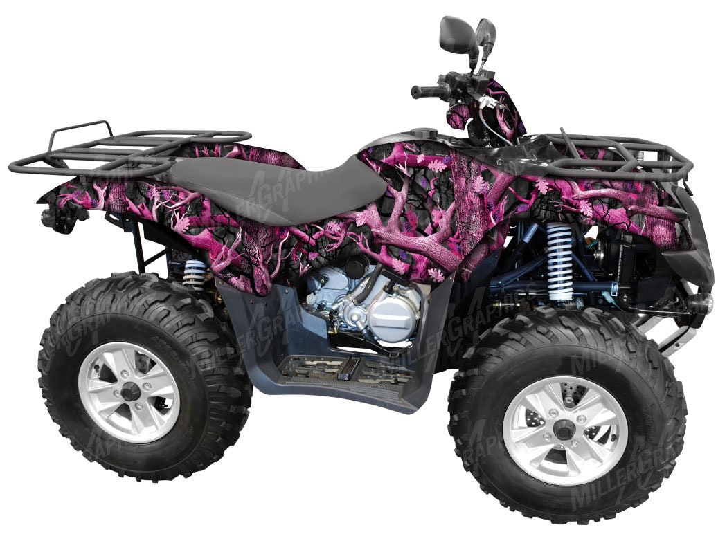 Kids Four Wheeler Gas X-PRO Thunder 40cc ATV Quad (Pink Camo