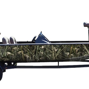 Fish Camo Boat Wrap Kit &quot;Crappie&quot; 3M Cast Vinyl - 15 Sizes Available
