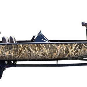 Camo Boat Wrap Kit &quot;Tall Grass&quot; 3M Cast Vinyl - 15 Sizes Available