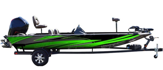Viper Green Boat Wrap Kit Vinyl Graphic Decal - 15 Sizes Available