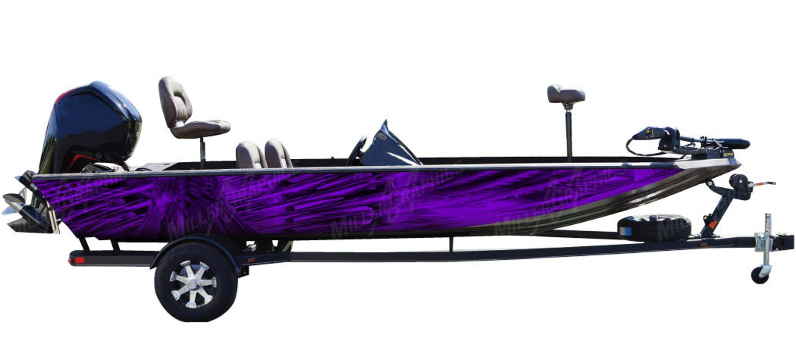 Cyclone Purple Boat Wrap Kit Vinyl Graphic Decal 6 Sizes Etsy