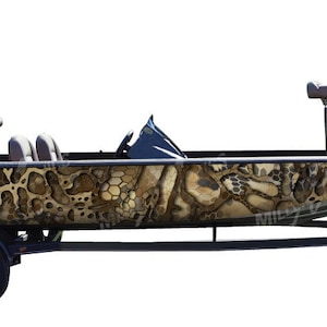 Camo Boat Wrap Kit &quot;Chameleon Desert XD&quot; 3M Cast Vinyl - 15 Sizes Available