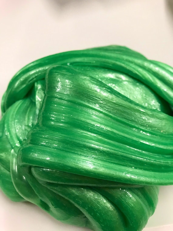 Metallic Green Sensory Slime