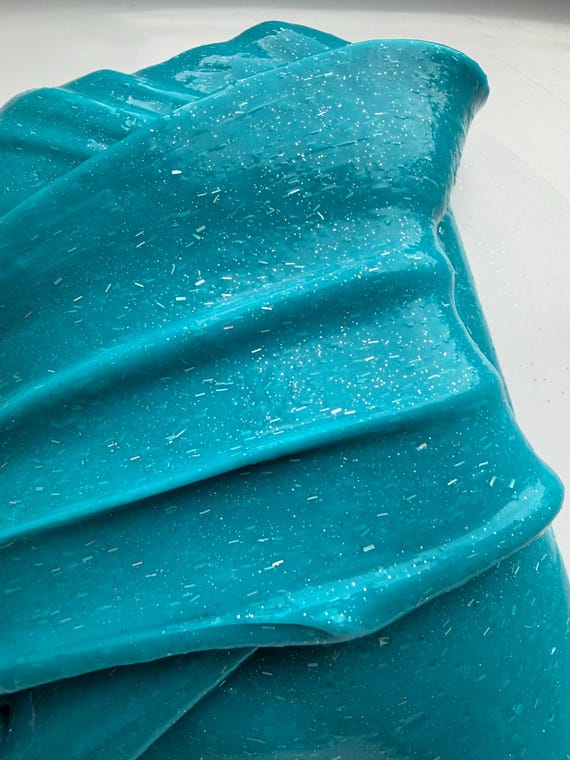 Turquoise Glimmer Sensory Slime