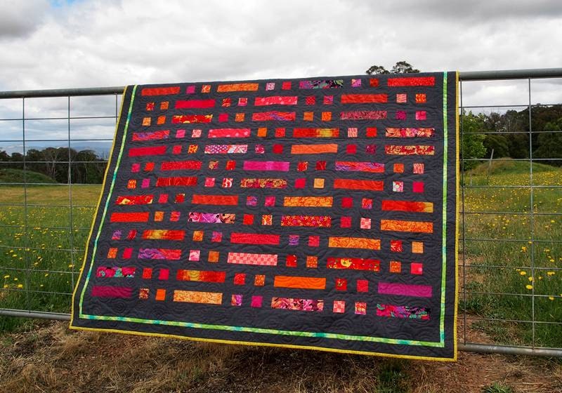Bushfire Quilt Pattern (PDF Download ) by Leslie Edwards @ Quilting ...