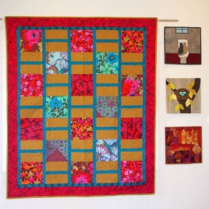 September Light quilt pattern (PDF download) by Leslie Edwards @ Quilting Fabrications
