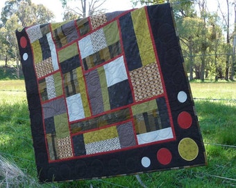 Building Blocks quilt pattern (PDF download) by Leslie Edwards @ Quilting Fabrications