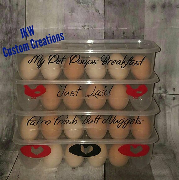 1 Plastic egg storage carton stack able egg storage Fresh Etsy