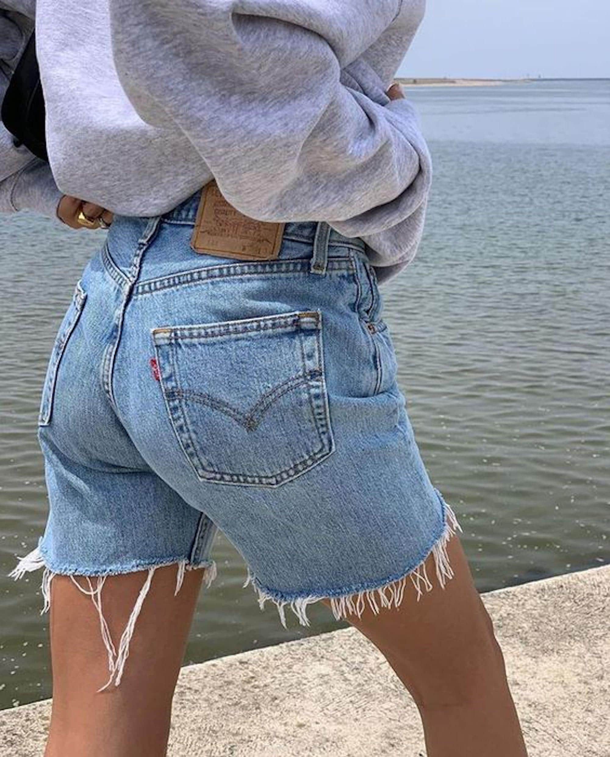 ALL SIZES 26-42 - Vintage Levi Jean Shorts Custom Hand Pick