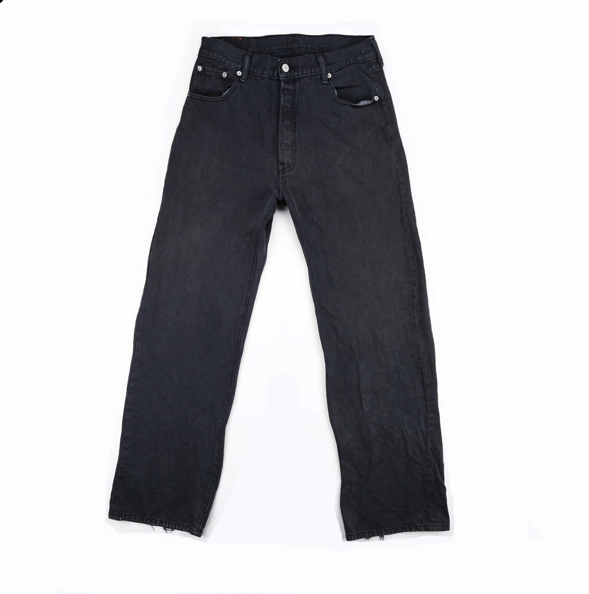 SIZES 26-42 Straight Leg Vintage Reworked Levi Jeans BLACK - Etsy UK