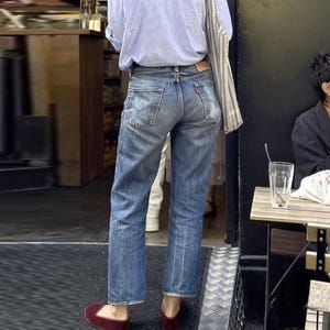ALLE GRÖSSEN 26-42 - Benutzerdefinierte Distressed Vintage Levi Jeans