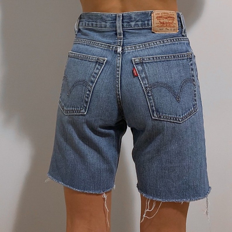 SIZES 26-42 Vintage Levi Jean Shorts HAND PICKED image 5