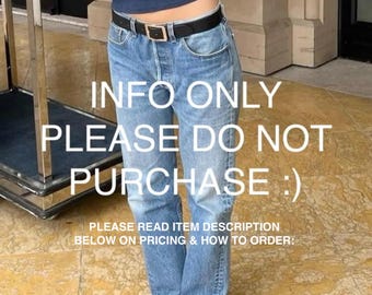 INFO ONLY - Please do not purchase!!