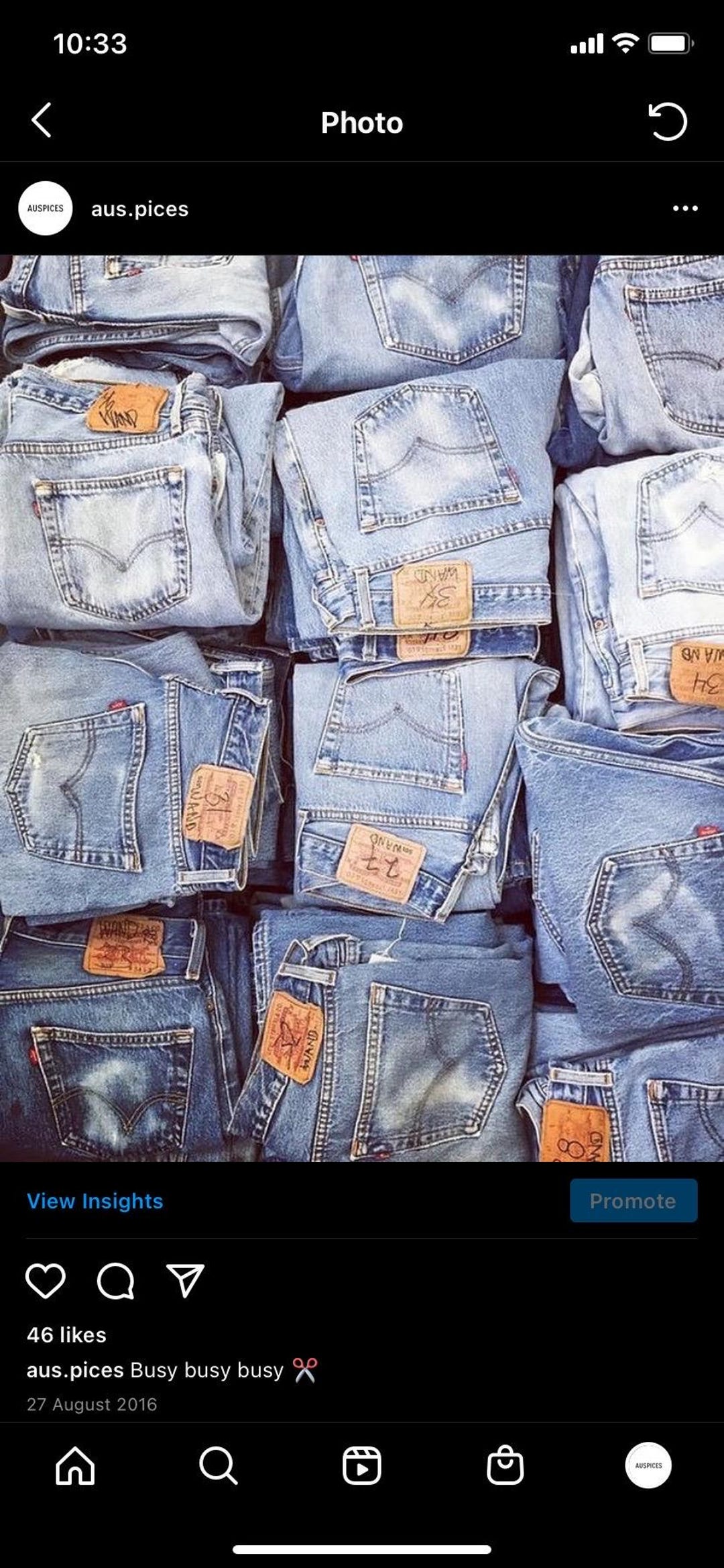 TUTTE LE TAGLIE 26-42 Levi's 501 Vintage Personalizzati e