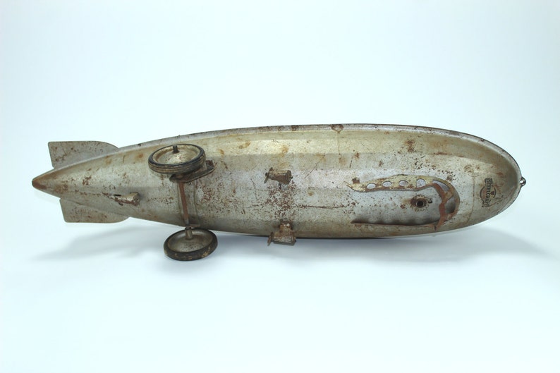 1930's Steelcraft Graf Zeppelin Airship Toy. Pressed Steel Etsy