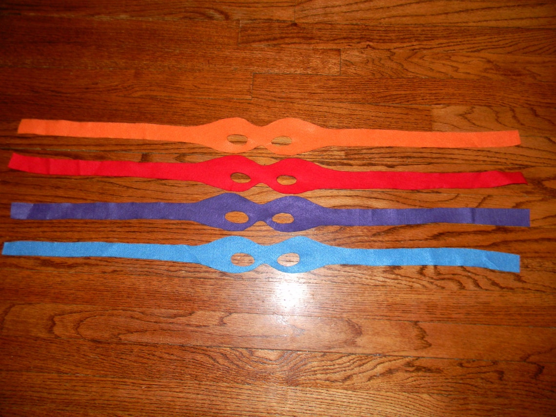 Teenage Mutant Ninja Turtles TMNT Costume/play/party Masks. - Etsy