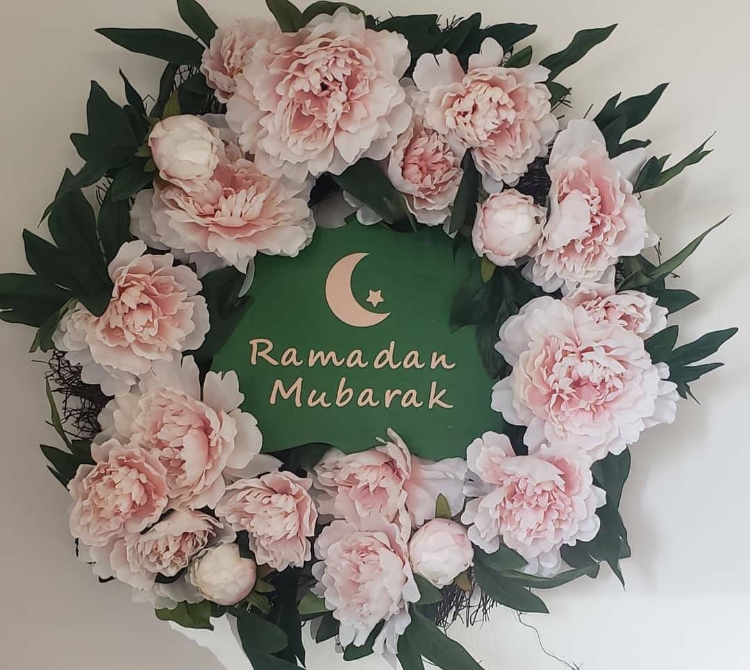 Ramadan Wreath for Islamic Holiday. Home Decor for Door or Etsy