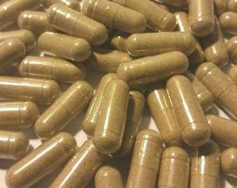 Organic Red Clover Tops >>> 100 VEGETARIAN CAPS