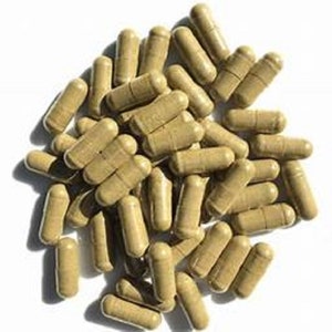May include: A large pile of brown capsules. The capsules are all the same size and shape, and they are arranged in a random pattern.