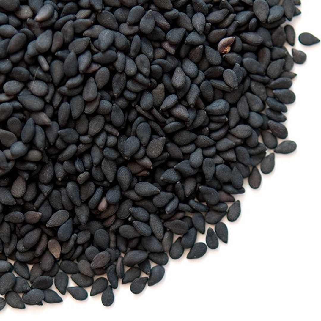 BLACK SESAME SEEDS Sesamum Indicum 4 0unces Etsy