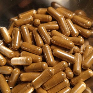 Triphala   > 200 VEGGIE CAPS > Amlaki (Emblica officinalis) Haritaki (Terminalia chebula) Bibhitaki (Terminalia bellerica)
